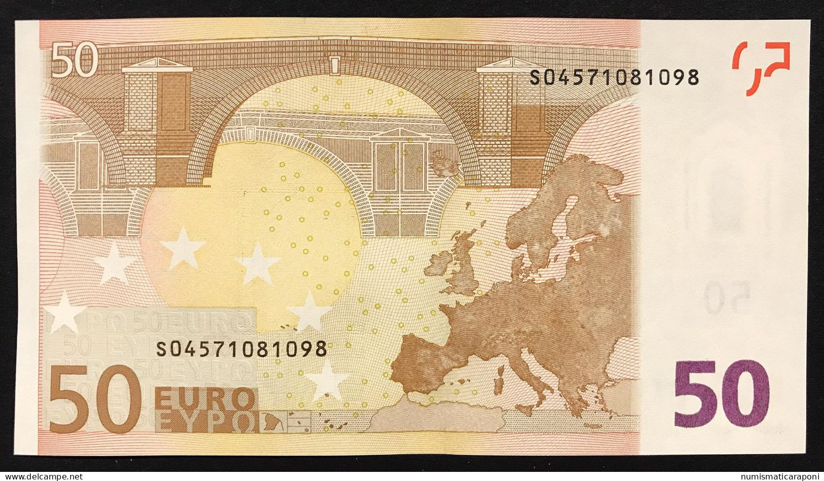 Italy 50 €  ITALIA DUISENBERG Q.FDS ABOUT UNC J004F1  Cod.€.129 Solo Bonifico Only Bank Transfert To Pay - 50 Euro