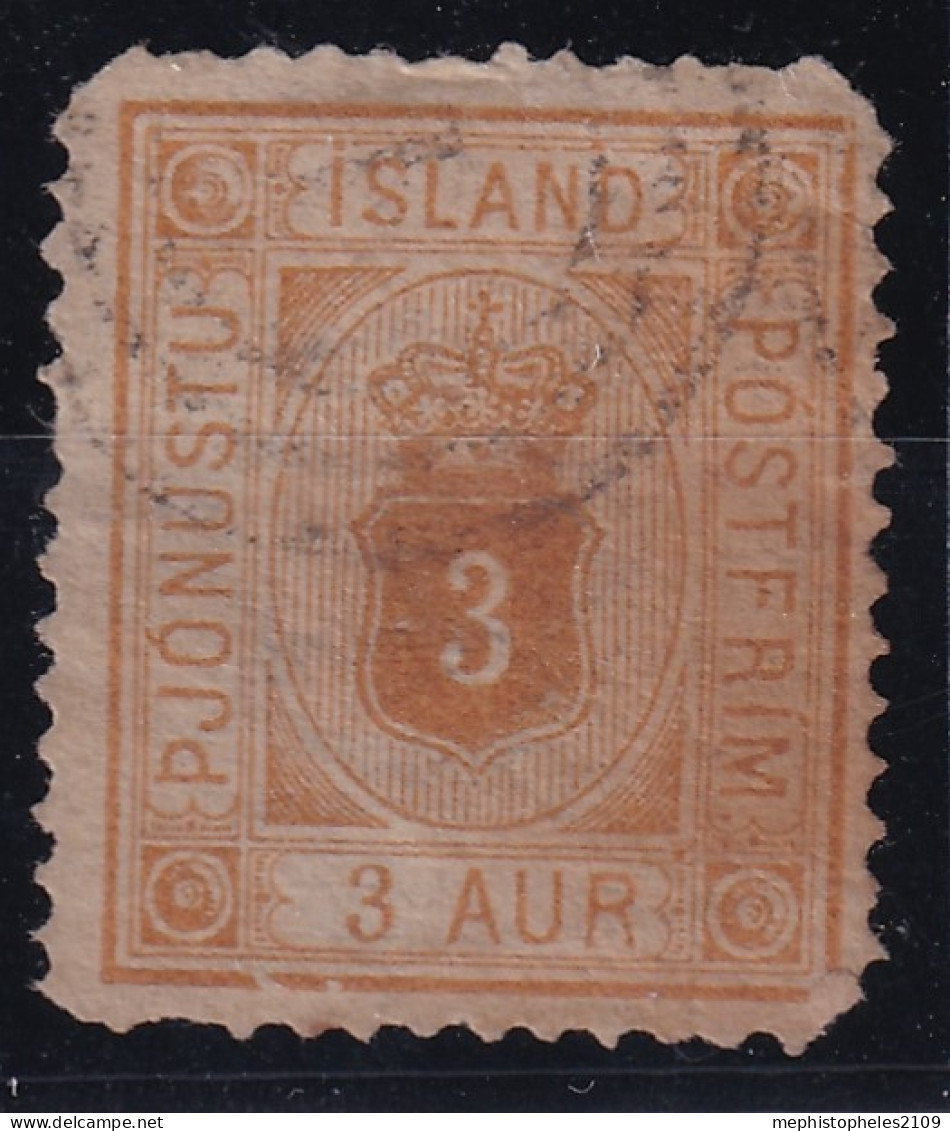 ICELAND 1876 - Canceled - Sc# O4 - Official - Service