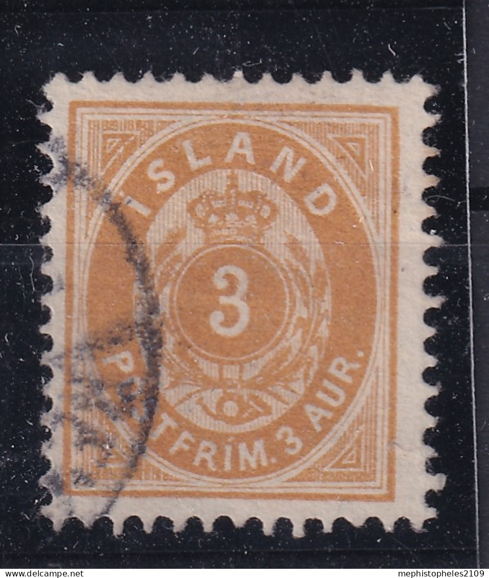 ICELAND 1897 - Canceled - Sc# 21 - Used Stamps