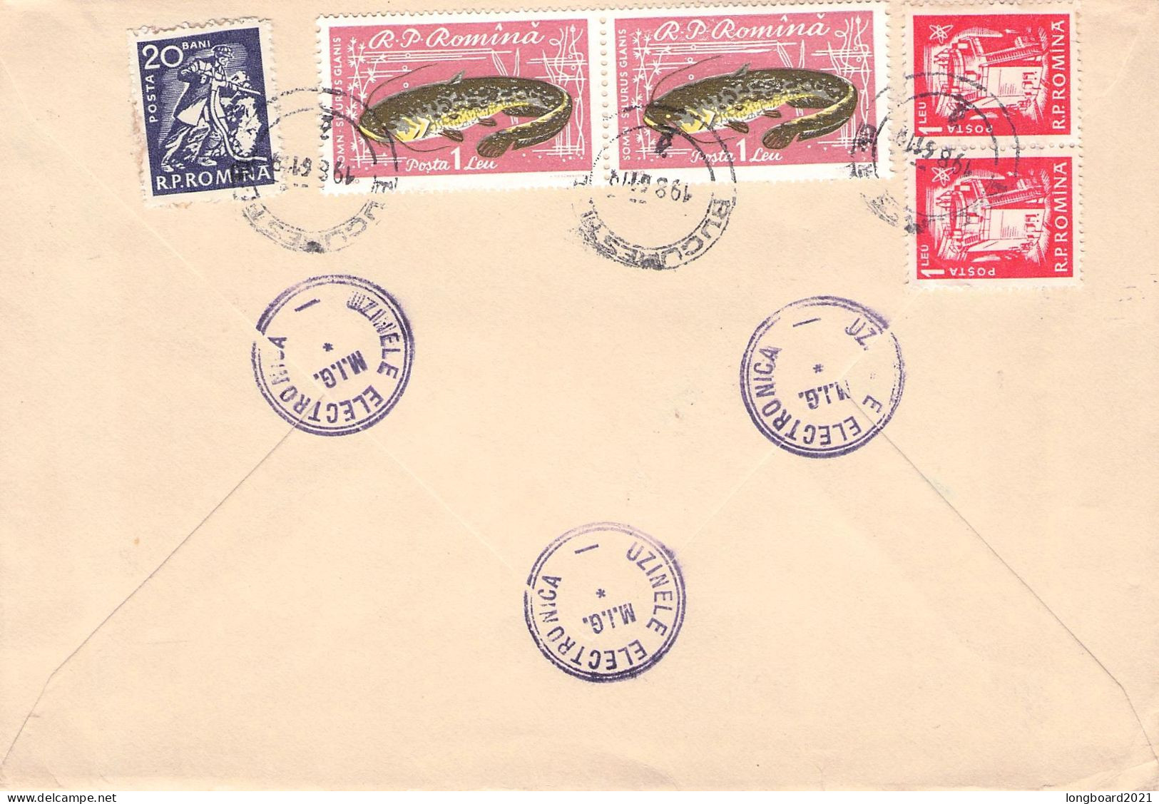 ROMANIA - REGISTERED MAIL 1961 BUCURESTI - SCHWÄB. GMÜND / 1205 - Briefe U. Dokumente