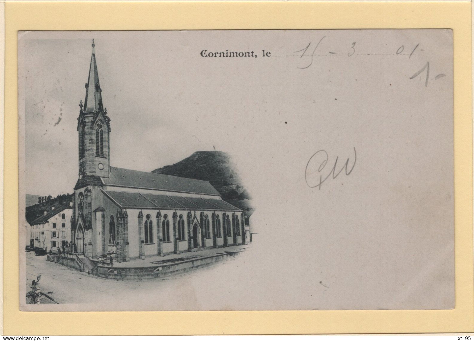 Convoyeur Cornimont A Remiremont - 1901 - Poste Ferroviaire
