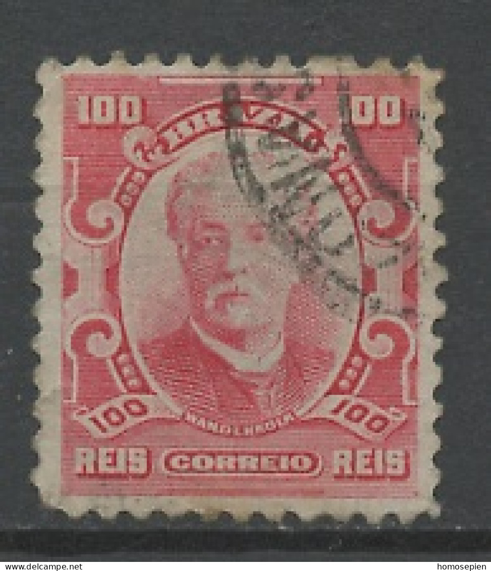 Brésil - Brasilien - Brazil 1906-15 Y&T N°131 - Michel N°166 (o) - 100r Wandelkolk - Used Stamps