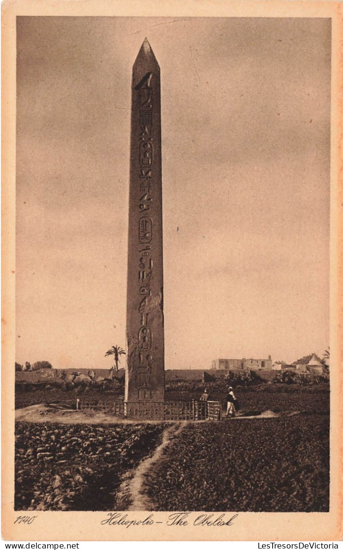 EGYPTE - Heliopolio - The Obelisk - Carte Postale Ancienne - Autres & Non Classés