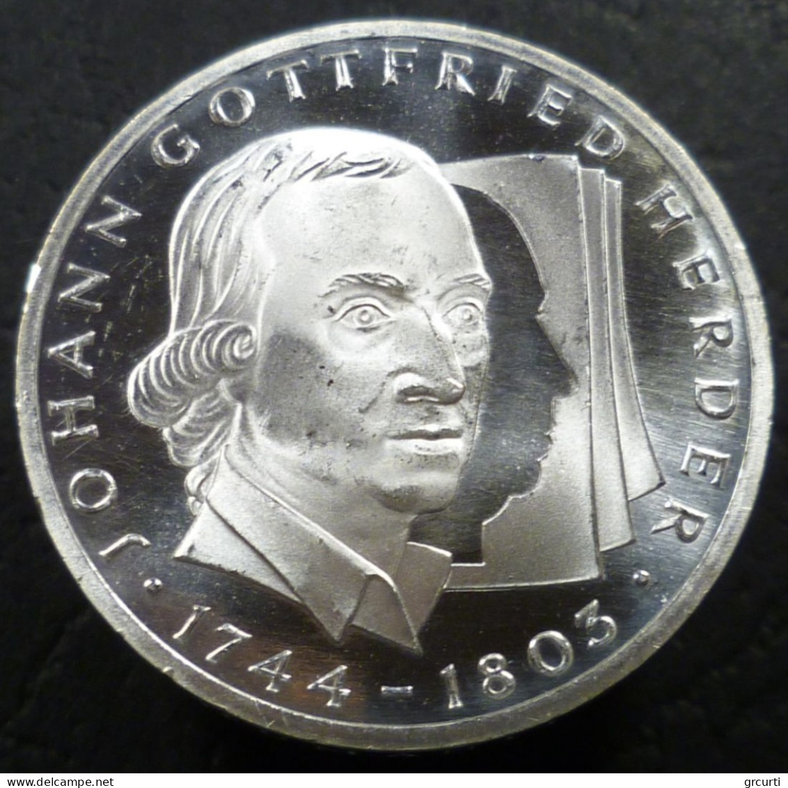 Germania - RFT - 10 Mark 1994 G - 250° Nascita Di Johann Gottfried Herder - KM# 184 - 10 Marchi