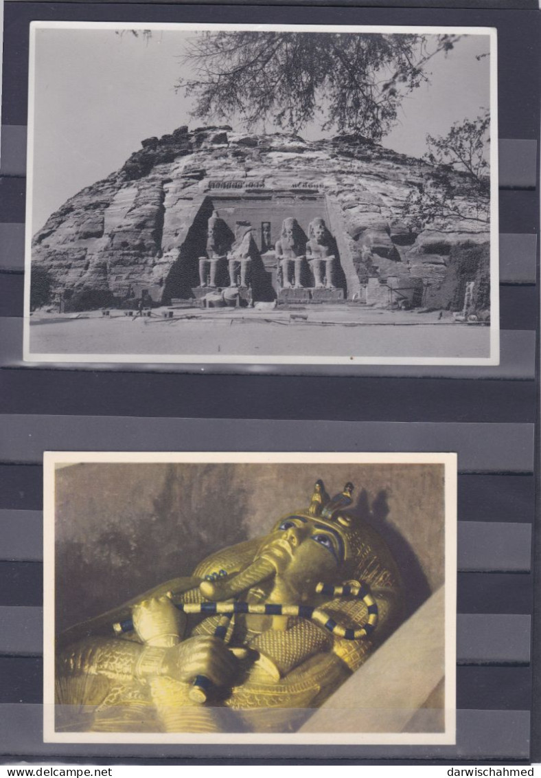 - ÄGYPTEN - EGYPT - DYNASTIE- ÄGYPTOLOGIE - TUT ANKH AMOUN - ABU SIMPEL- 2 POST CARD - NEUE - Abu Simbel Temples