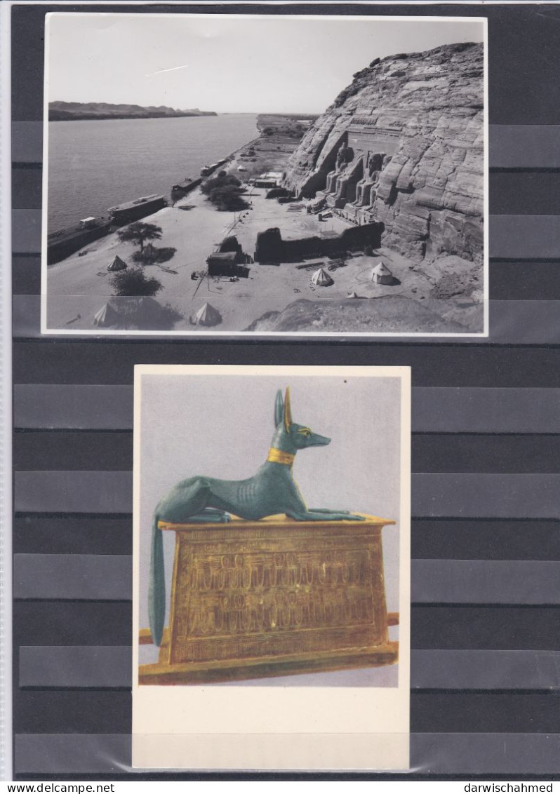 - ÄGYPTEN - EGYPT - DYNASTIE- ÄGYPTOLOGIE - ABU SIMPEL 2ANSICHTS KARTEN - POST CARD - NEUE - Tempels Van Aboe Simbel