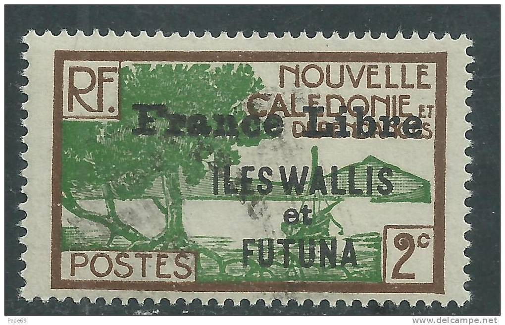 WALLIS ET FUTUNA N° 93 XX  2 C. Surchargé France Libre Sans Charnière TB - Unused Stamps