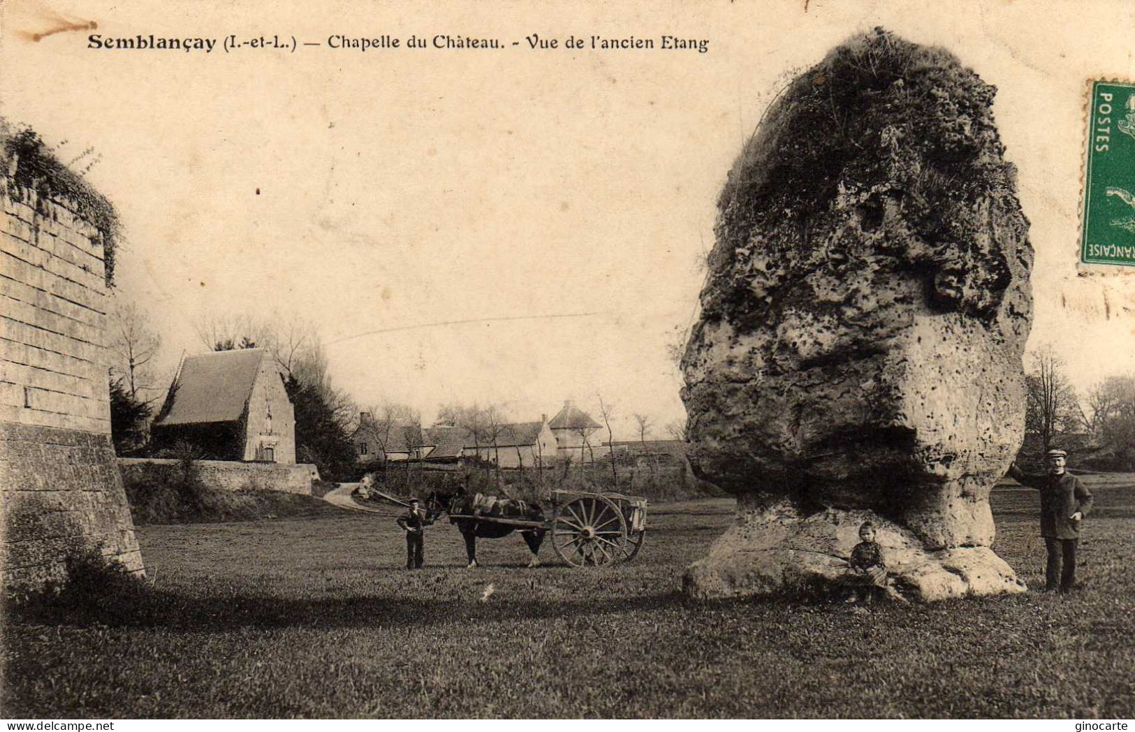 Semblancay Chapelle Du Chateau Vue De L'ancien Etang - Semblançay