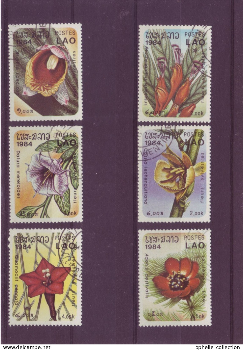 Asie - Laos - Flore - 6 Timbres Différents - 5251 - Laos