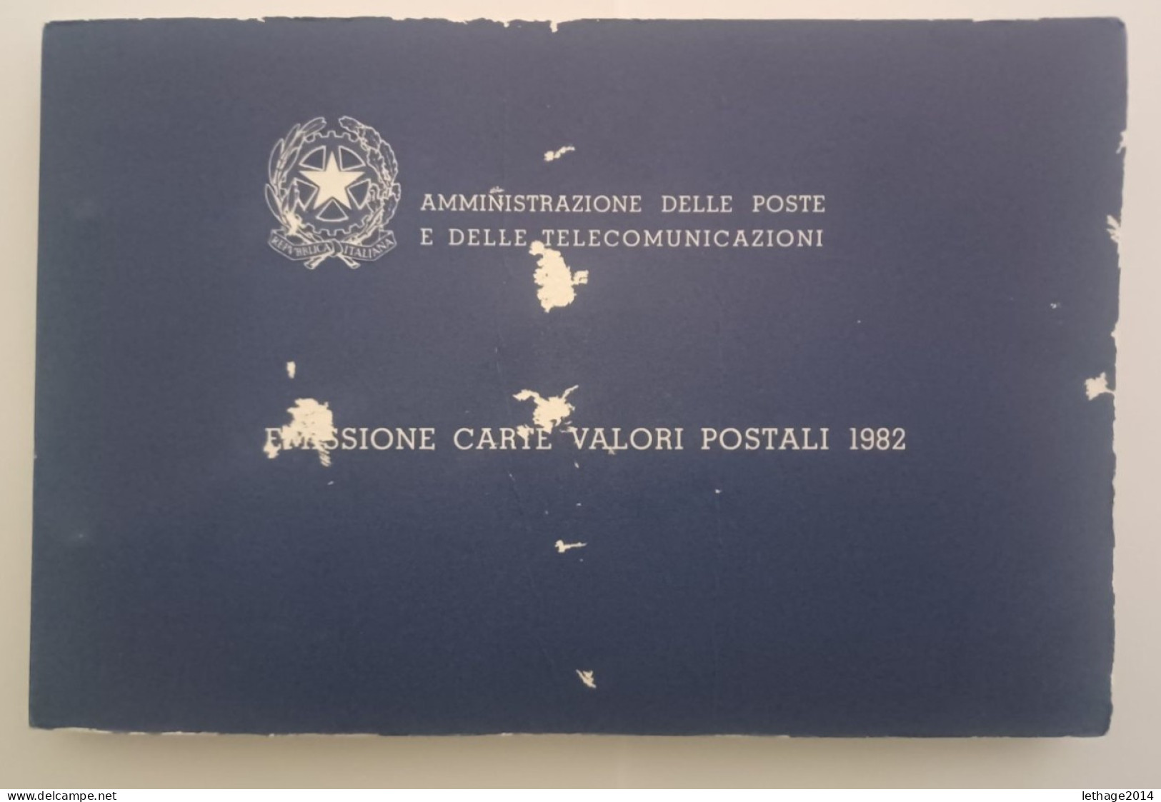 LIBRETTO EMISSIONE CARTE VALORI POSTALI 1982 COMPLETO DI FRANCOBOLLI SCS - Carnets