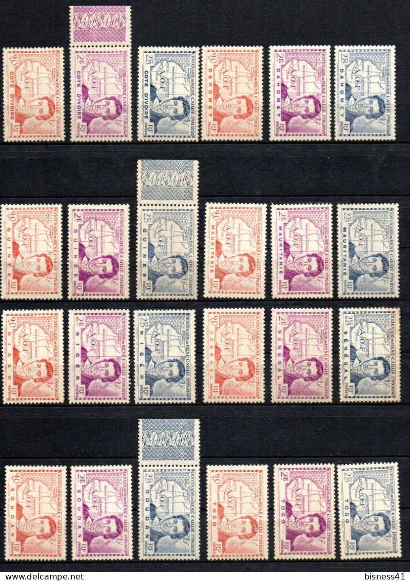 Col38 Colonie Série Coloniale 1939 Caillé Neuf X MH Cote : 33,75€ - 1939 Centenaire De René Caillé