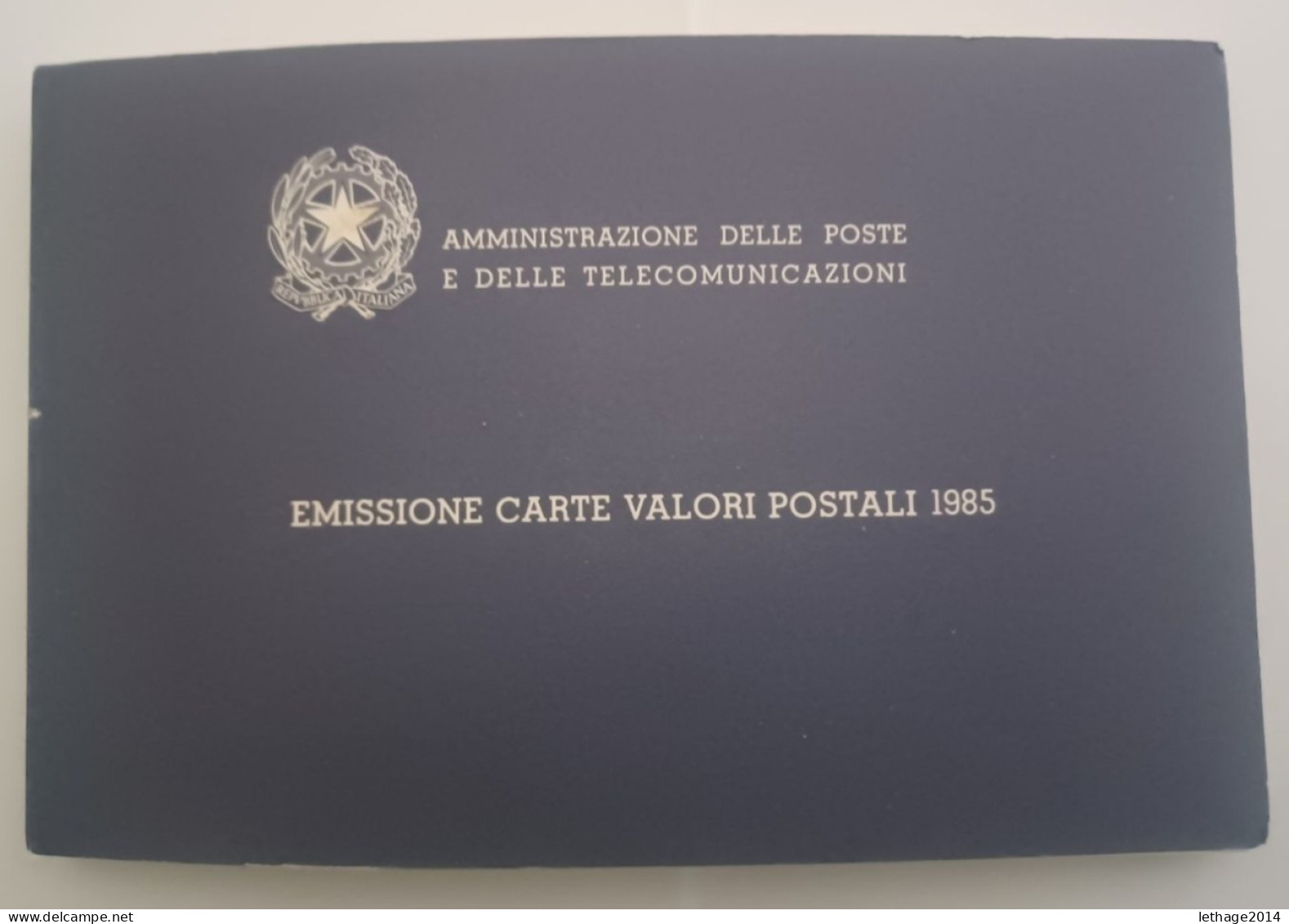 LIBRETTO EMISSIONE CARTE VALORI POSTALI 1982 COMPLETO DI FRANCOBOLLI SCS - Libretti