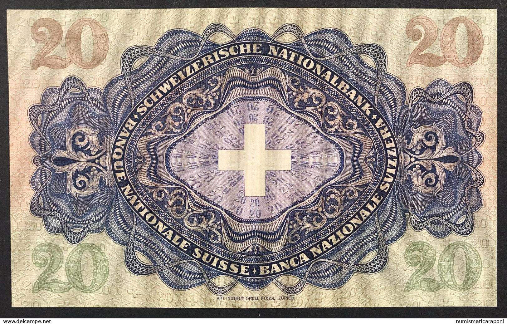 Svizzera Suisse Switzerland 20 Francs Franken Franchi 1946 LOTTO 1097 - Switzerland