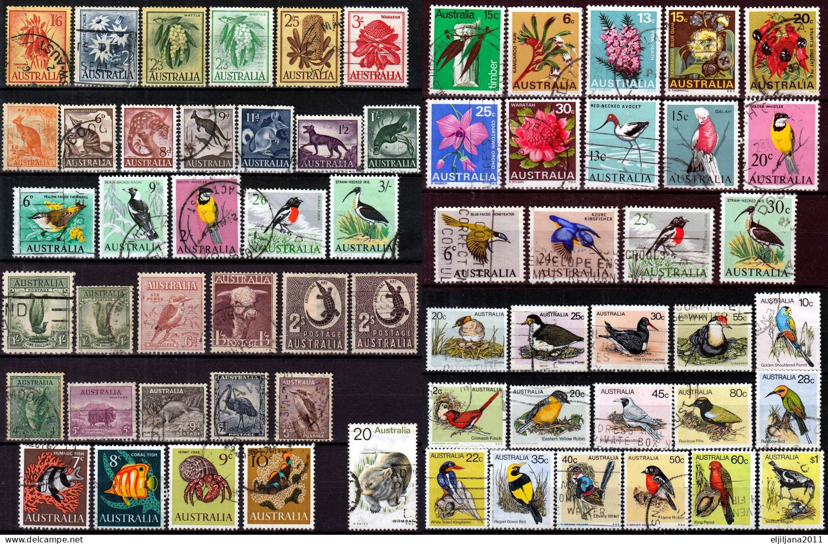 SALE !! 50 % OFF !! ⁕ AUSTRALIA ⁕ Flora & Fauna Collection ⁕ 64v Used - Scan - Verzamelingen