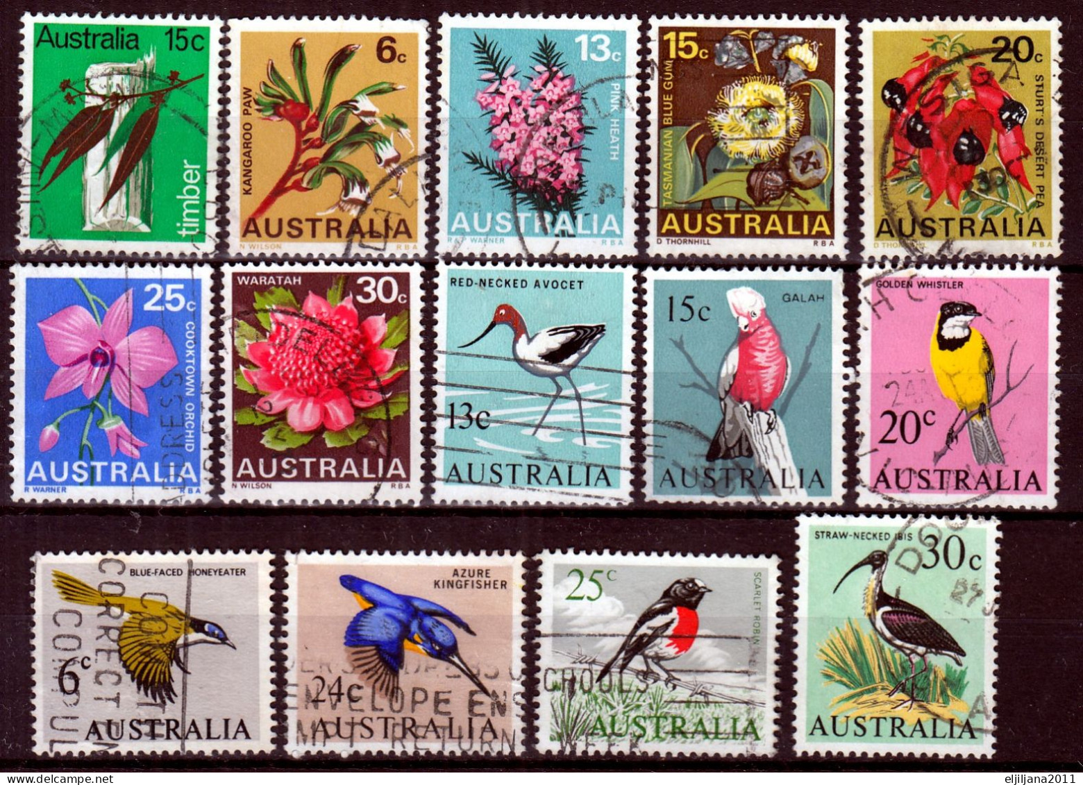 SALE !! 50 % OFF !! ⁕ AUSTRALIA ⁕ Flora & Fauna Collection ⁕ 64v Used - Scan - Sammlungen