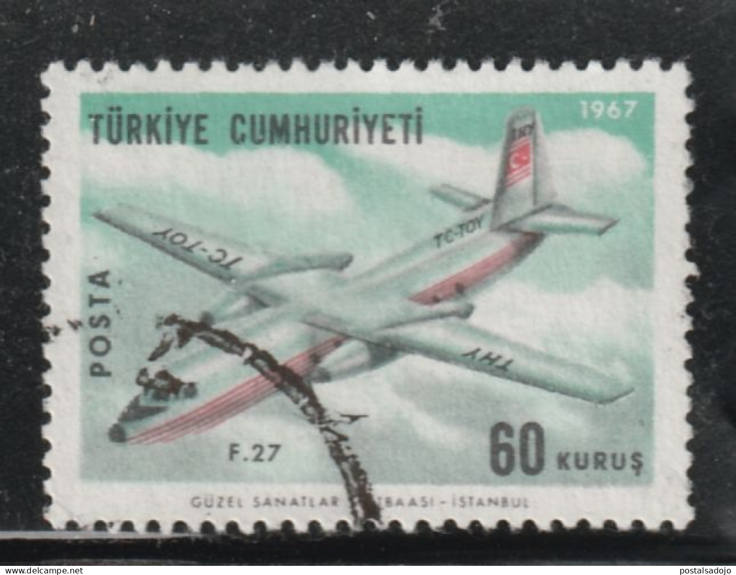 TURQUIE 916 // YVERT 1823 // 1967 - Used Stamps