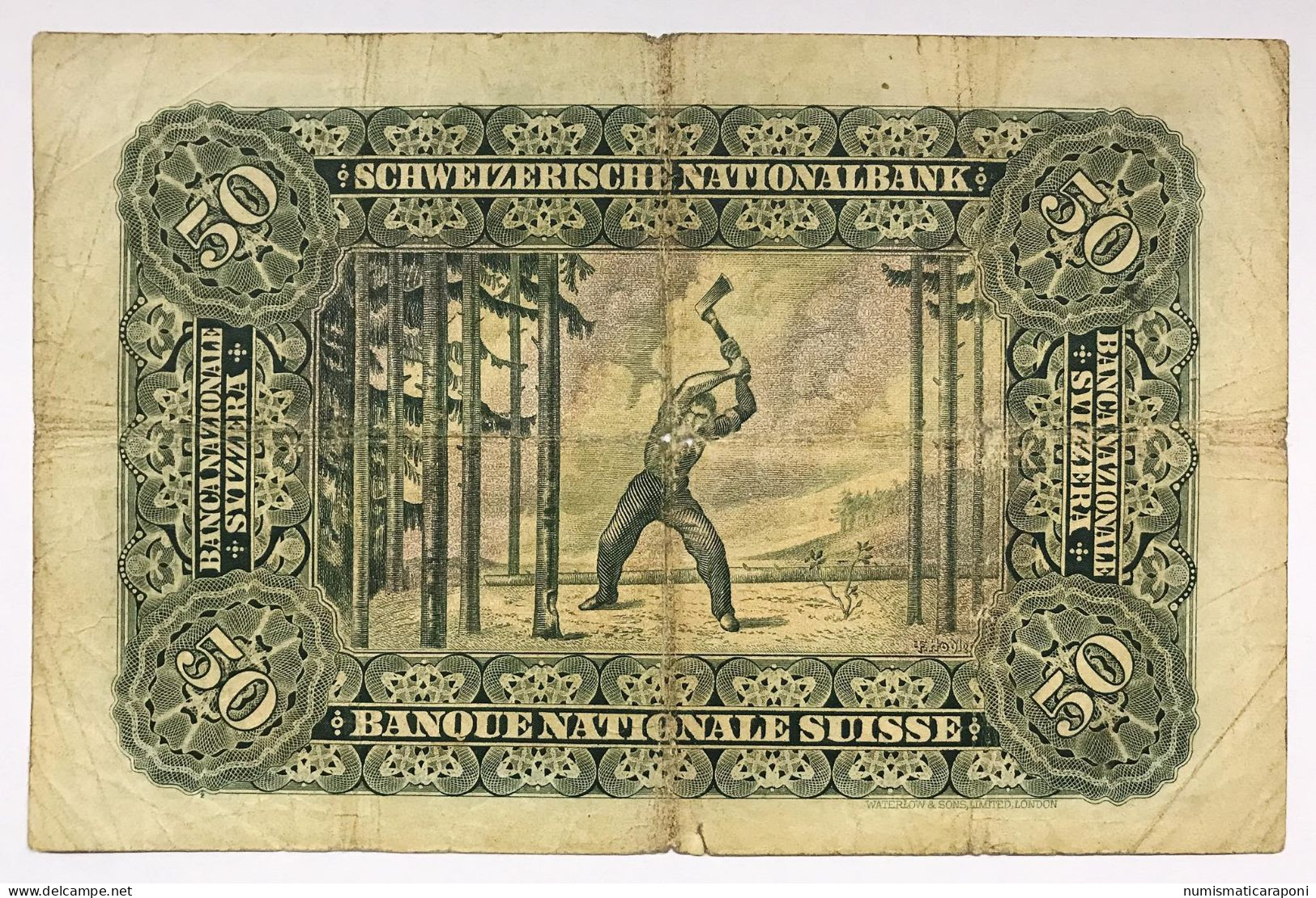 Svizzera Suisse Switzerland 50 Francs Franken Franchi 1939 LOTTO 1694 - Switzerland