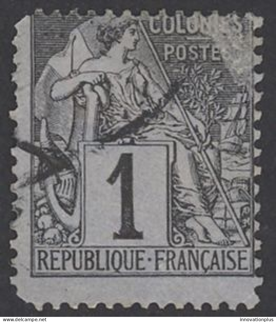 French Colonies Sc# 46 Used (a) 1881-1886 1c Commerce - Autres & Non Classés