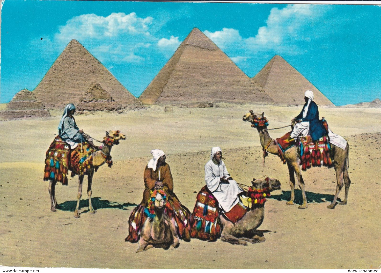 - ÄGYPTEN - EGYPT - DYNASTIE- ÄGYPTOLOGIE - PYRAMIDE IN GIZEH - POST CARD - GEBRAUCHT - Sphynx