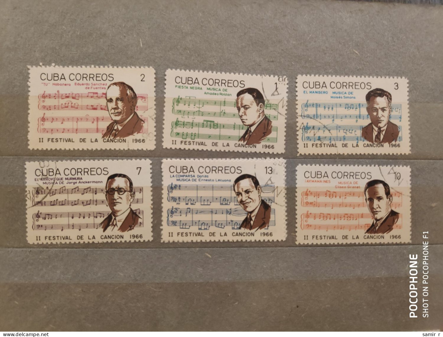 1966  Cuba	Music (F42) - Usados