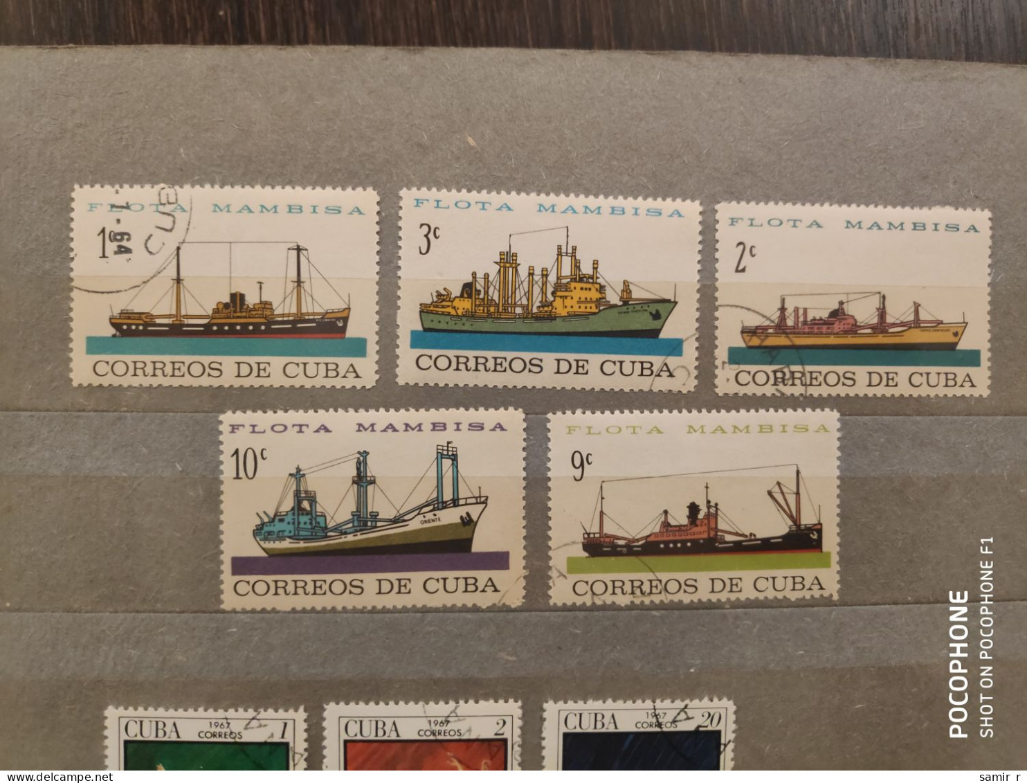 1964  Cuba	Ships (F42) - Gebraucht