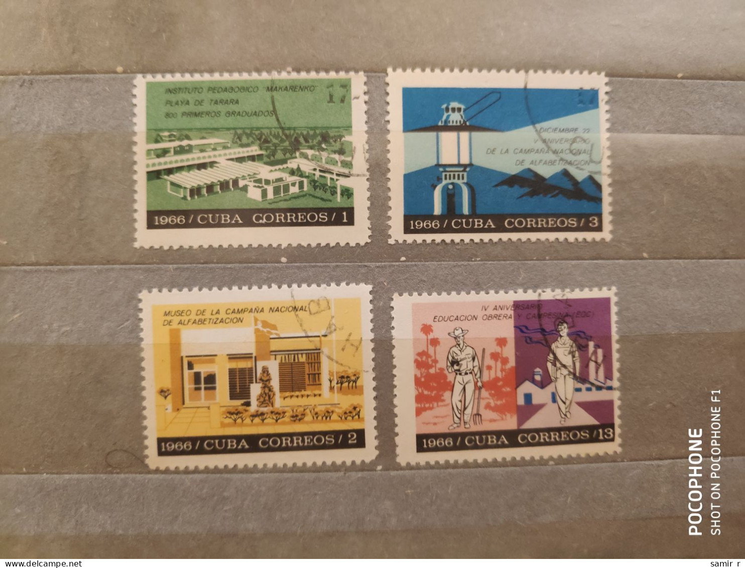 1966  Cuba	Education (F42) - Used Stamps