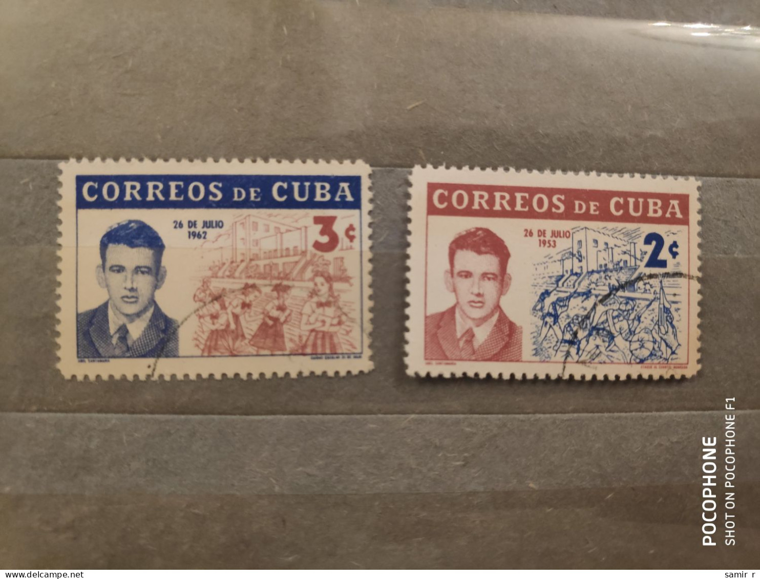 1962  Cuba	Persons (F42) - Used Stamps