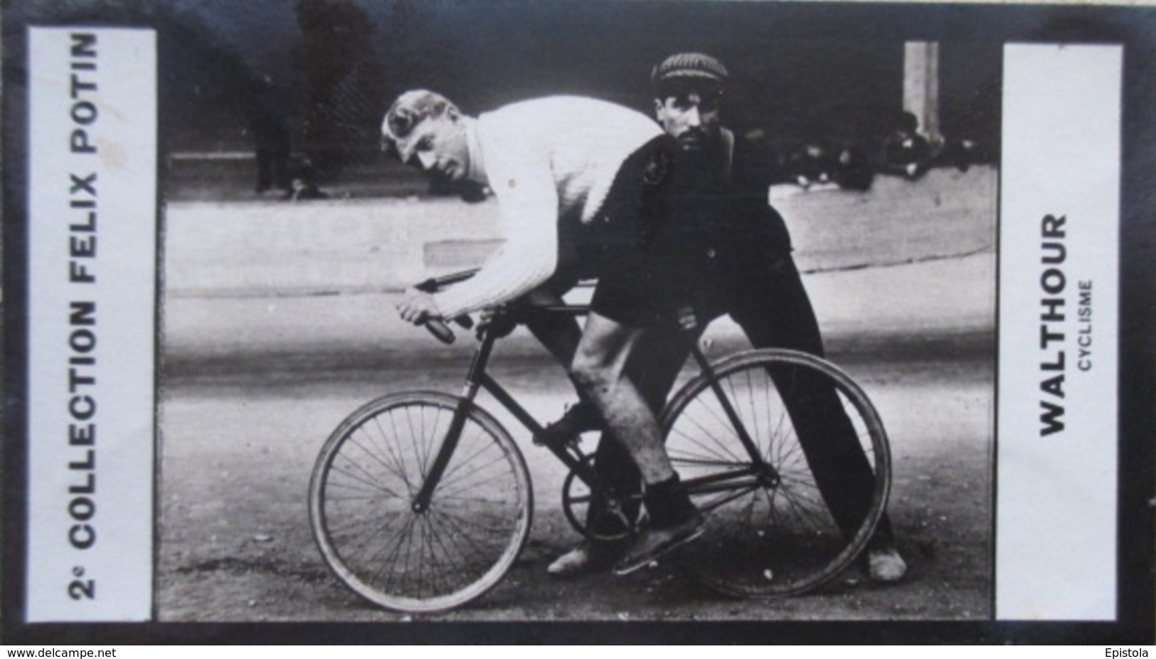 ►  "Bobby" Howe Walthour  Best American Professional Cyclist Born In Atlanta- 2ème Collection Photo Felix POTIN 1908 - Félix Potin