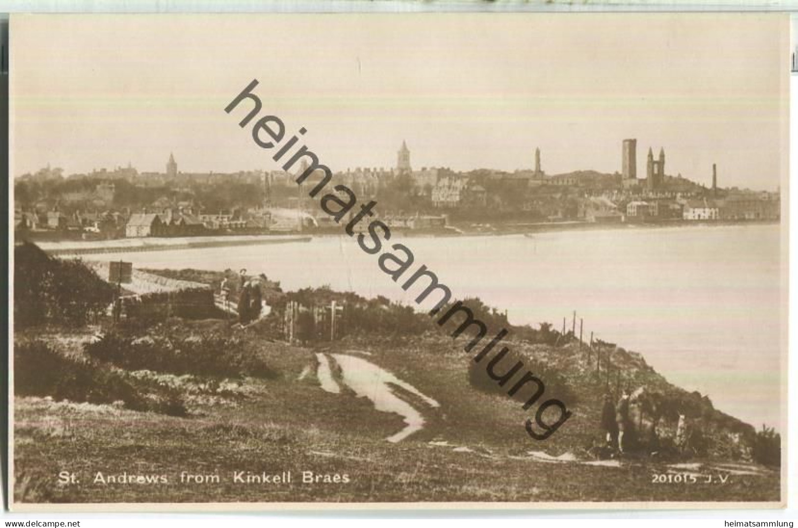 St. Andrews From Kinkell Braes - Published By Fletcher & Son St. Andrews - Fife