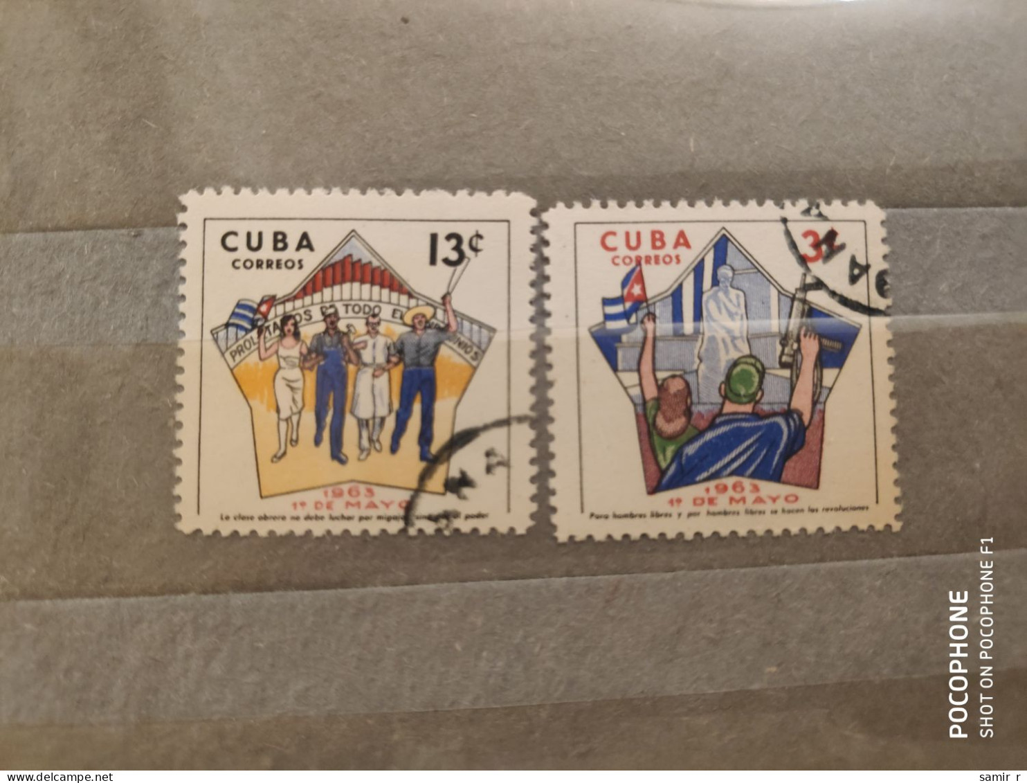 1963  Cuba	Labour Day (F42) - Gebruikt