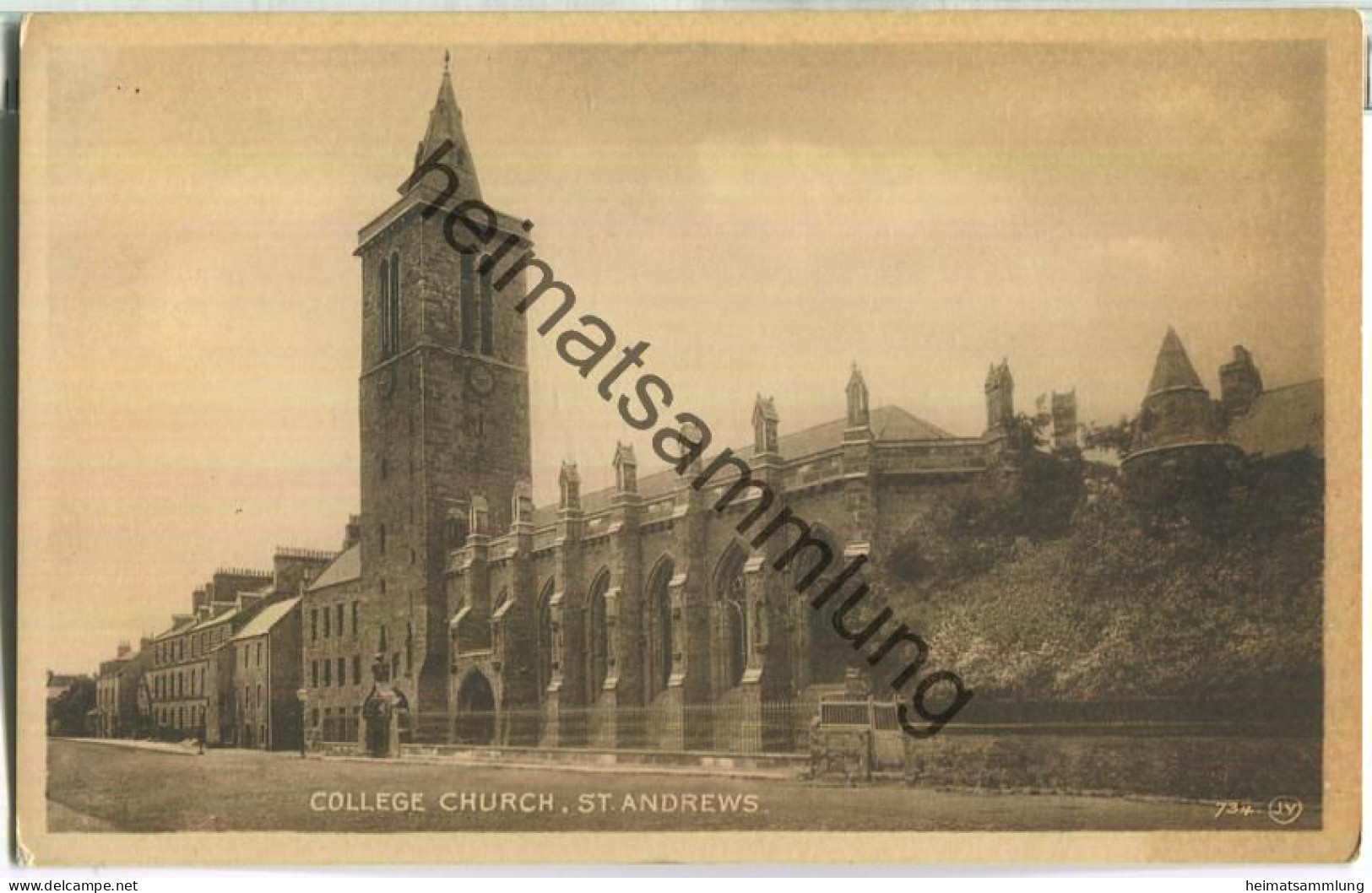 St. Andrews - College Church - Published By Fletcher & Son St. Andrews - Fife