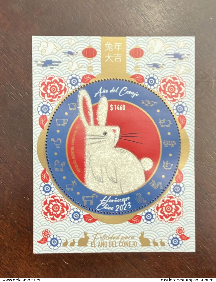 P) 2023 ARGENTINA, CHINESE NEW YEAR,  YEAR OF THE RABBIT, BOOKLET, MNH - Autres & Non Classés