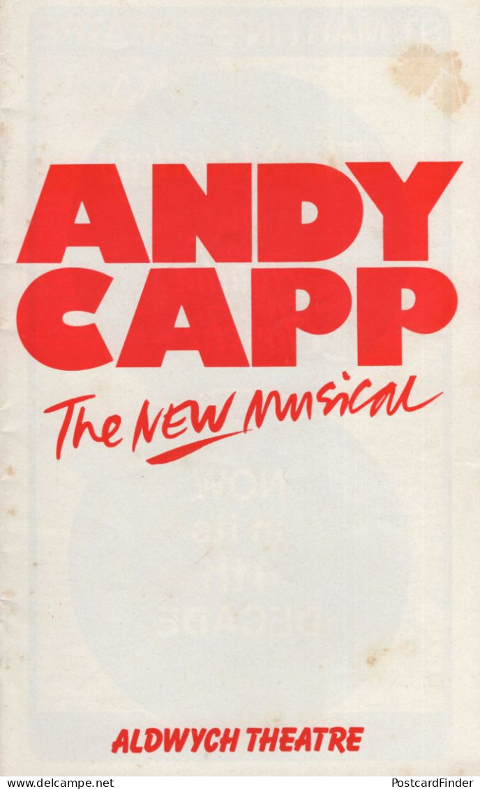 Andy Capp The New Musical Hand Signed Alan Price Theatre Programme - Acteurs & Toneelspelers