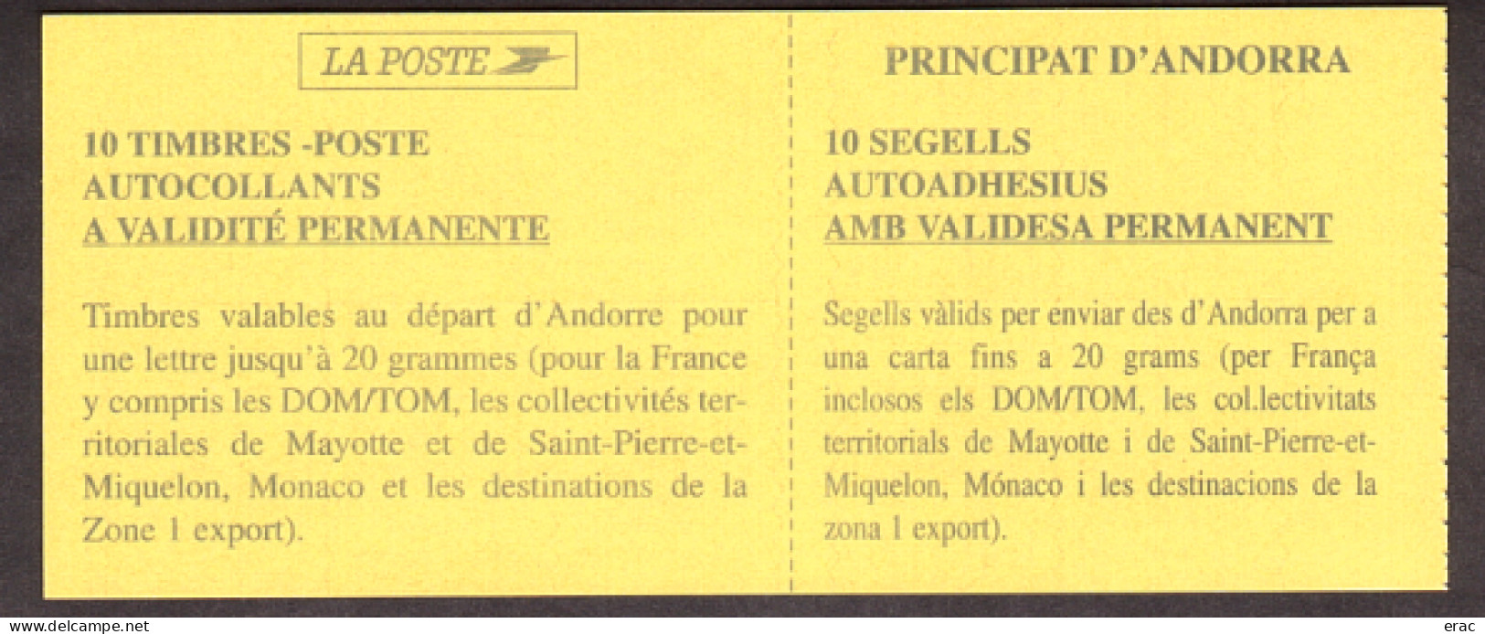 Andorre - 1998 - Carnet C 8 (tp N° 502) - Neuf ** - Comù D'Ordino - Booklets