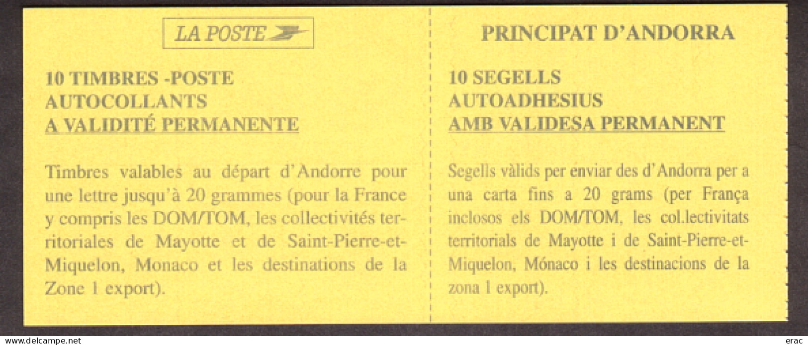 Andorre - 1998 - Carnet C 8 (tp N° 502) - Neuf ** - Comù D'Ordino - Markenheftchen