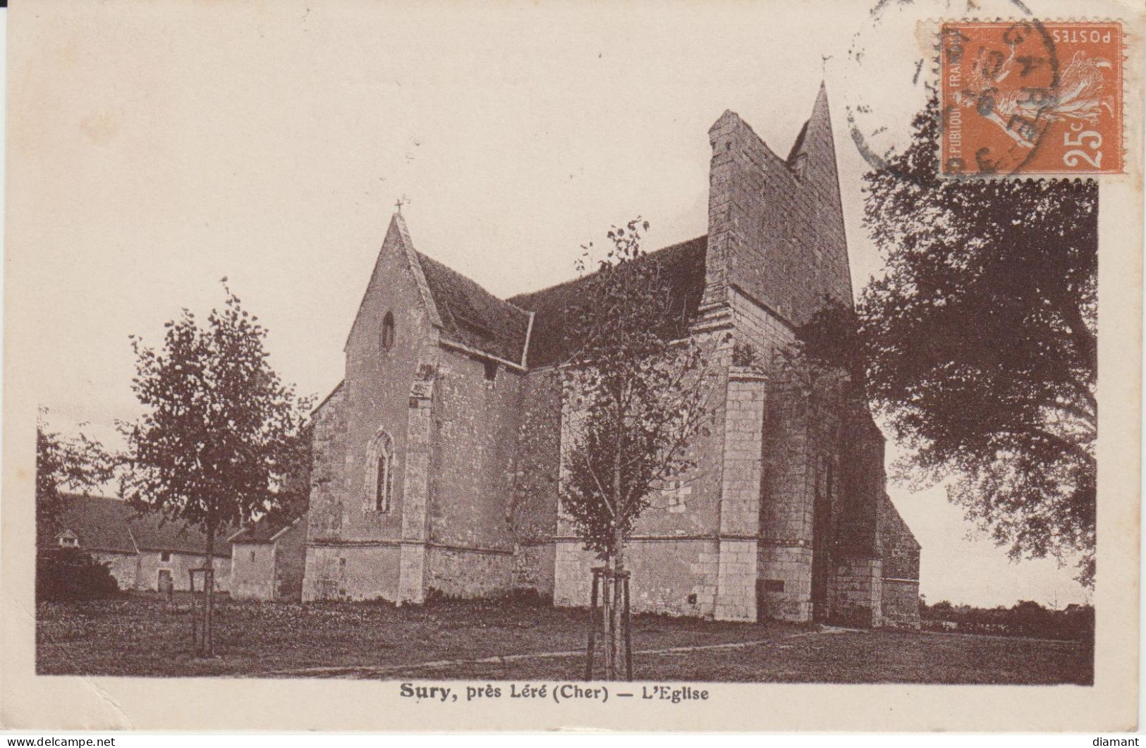 SURY Près Léré (18) - L'Eglise - état Correct - Sury-près-Léré