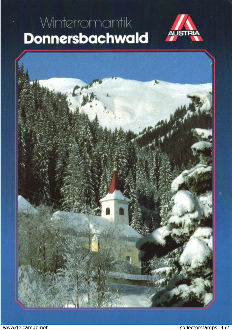 AUSTRIA, STYRIA, DONNERSBACH, MOUNTAIN, CHURCH, SNOW, WINTER - Donnersbach (Tal)