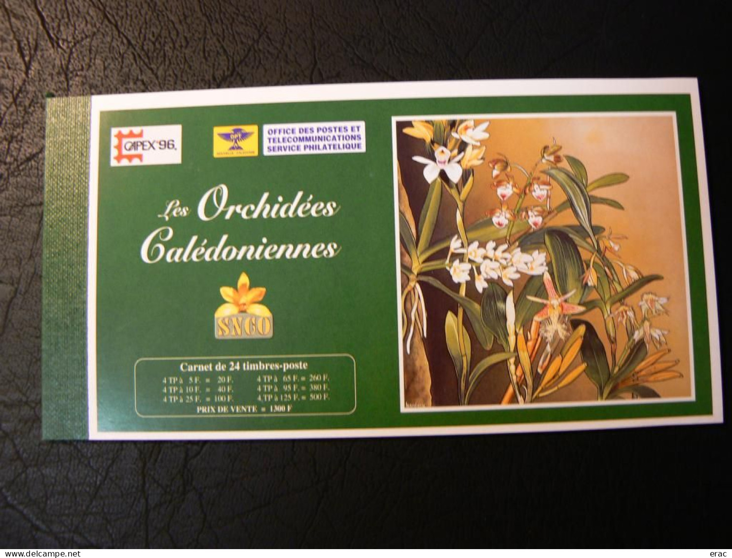 Nouvelle-Calédonie - 1996 - Carnet C 714 - Neuf ** - Orchidées - Markenheftchen