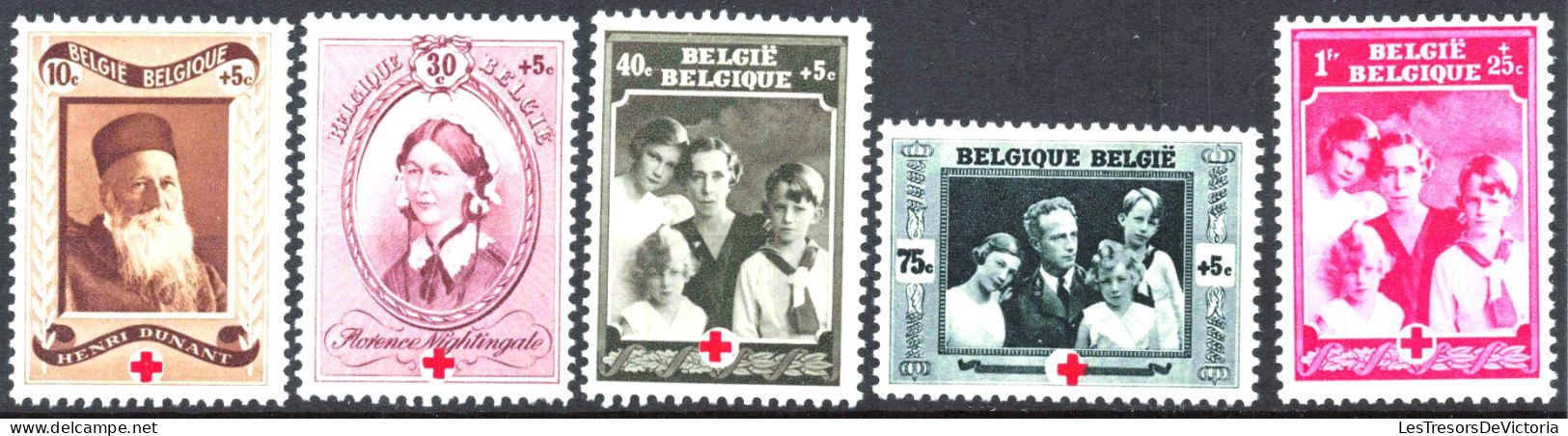 Timbre - Belgique - COB 496/03**MNH - Croix Rouge - 1939 - Cote 42 - Nuevos