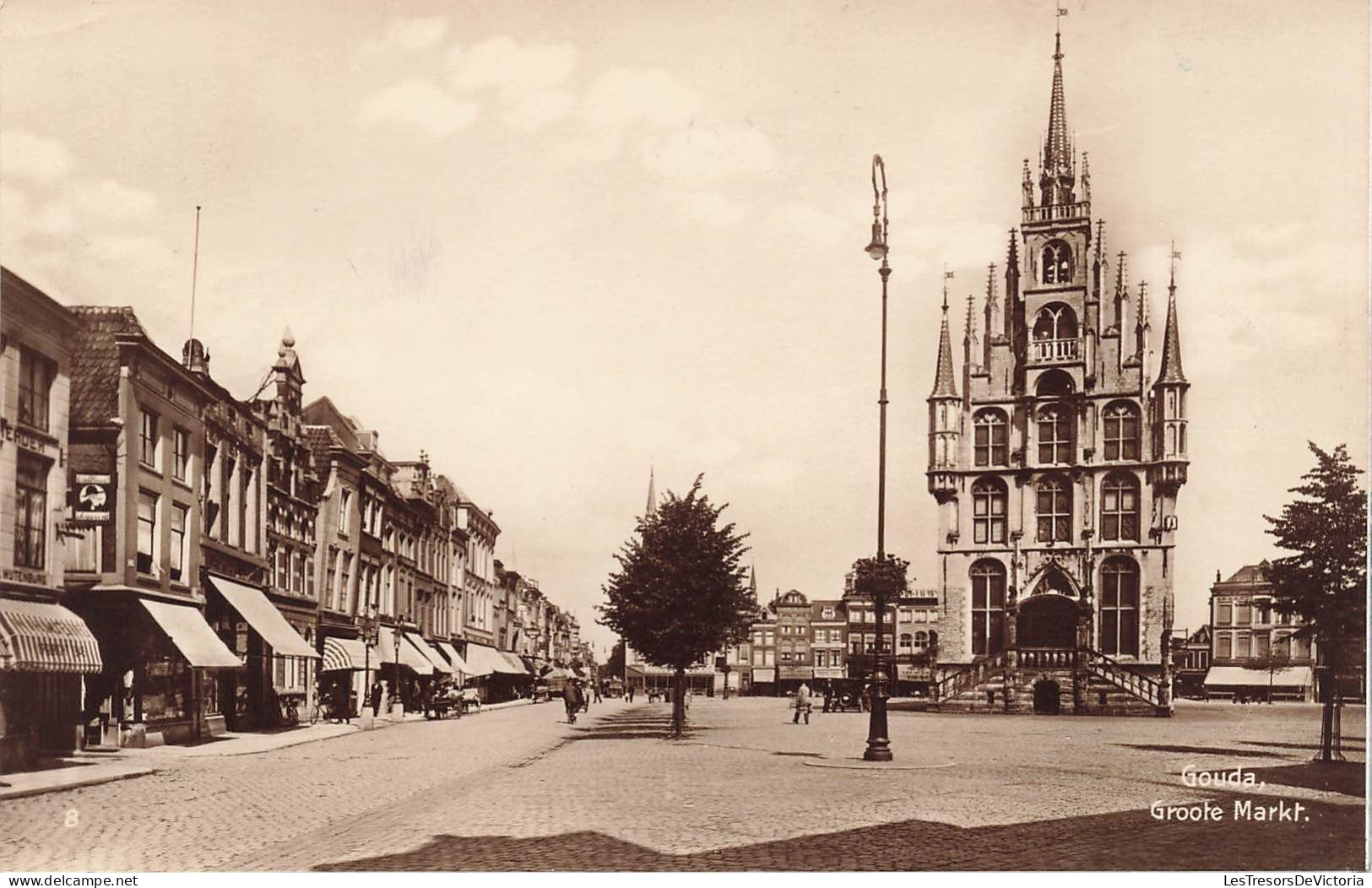 PAYS BAS - Gouda - Groote Markt - Carte Postale Ancienne - Gouda