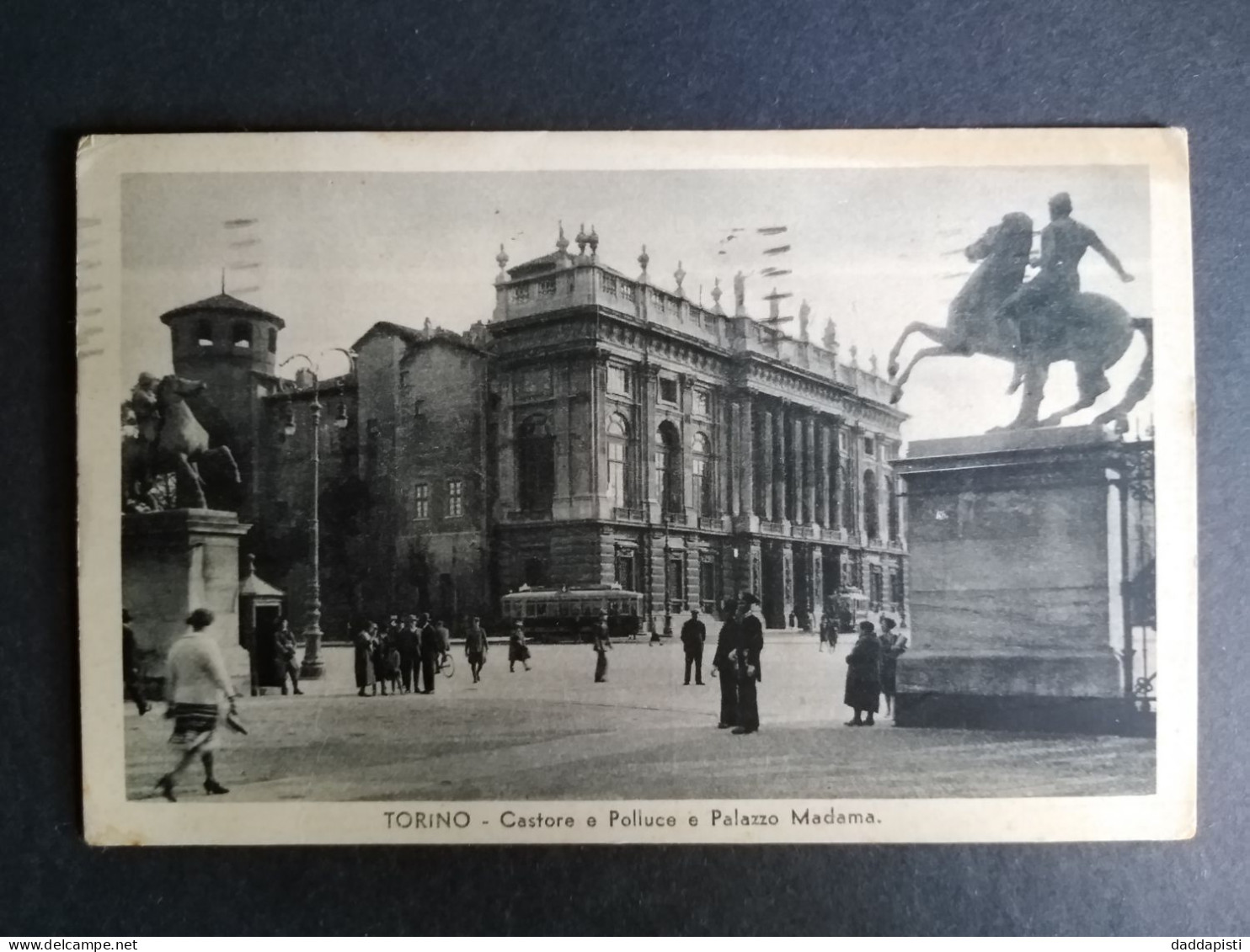 [S1] Torino - Castore E Polluce E Palazzo Madama, Animata, Piccolo Formato, Viaggiata, 1923 - Palazzo Madama