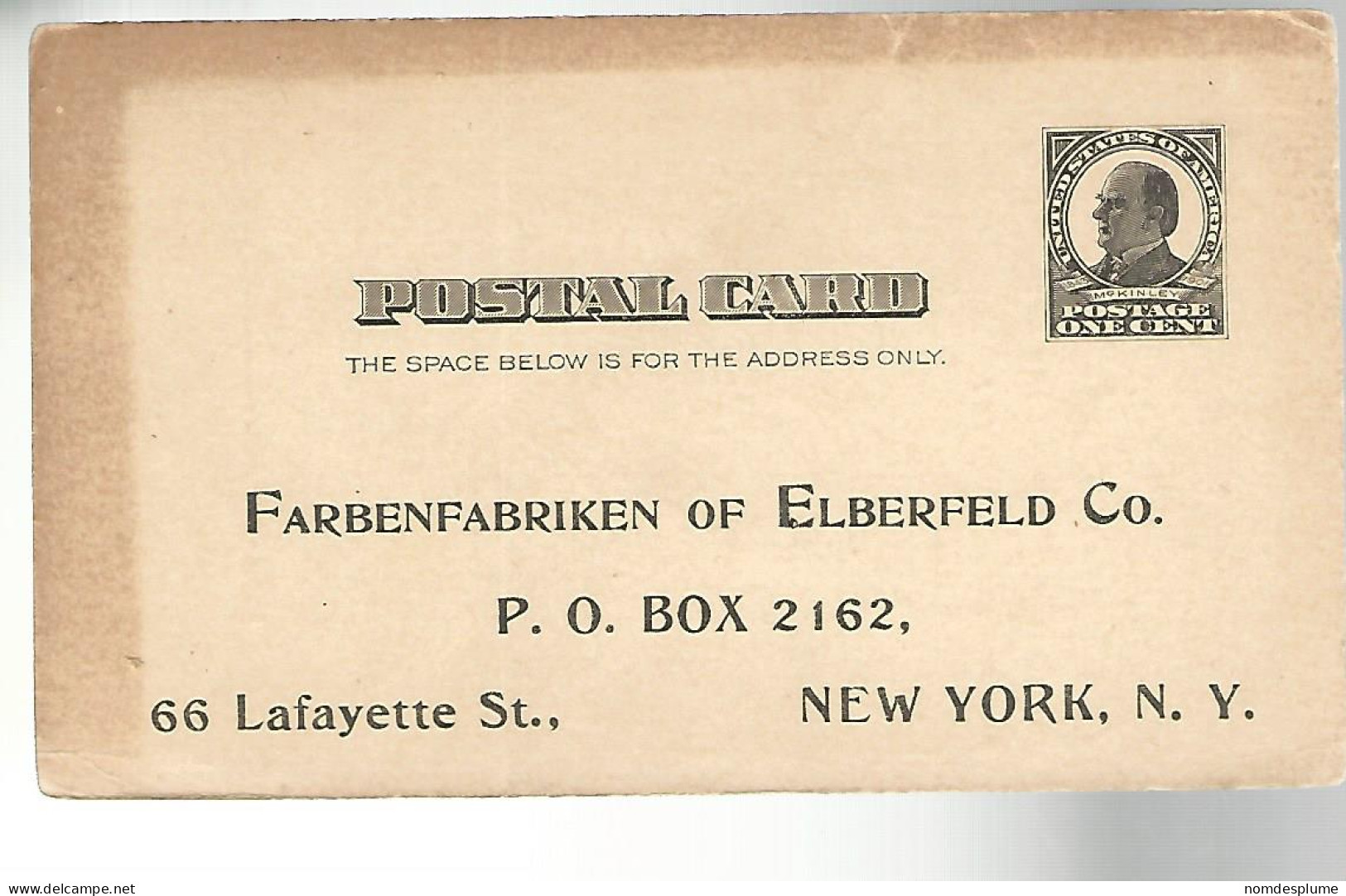 52938 ) USA Postal Stationery  - 1901-20