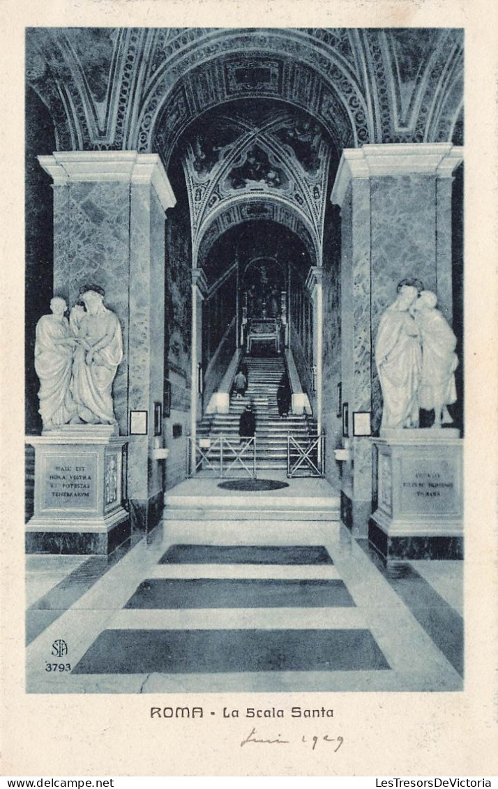 ITALIE - Rome - L'escalier Sacré - Carte Postale Ancienne - Eglises