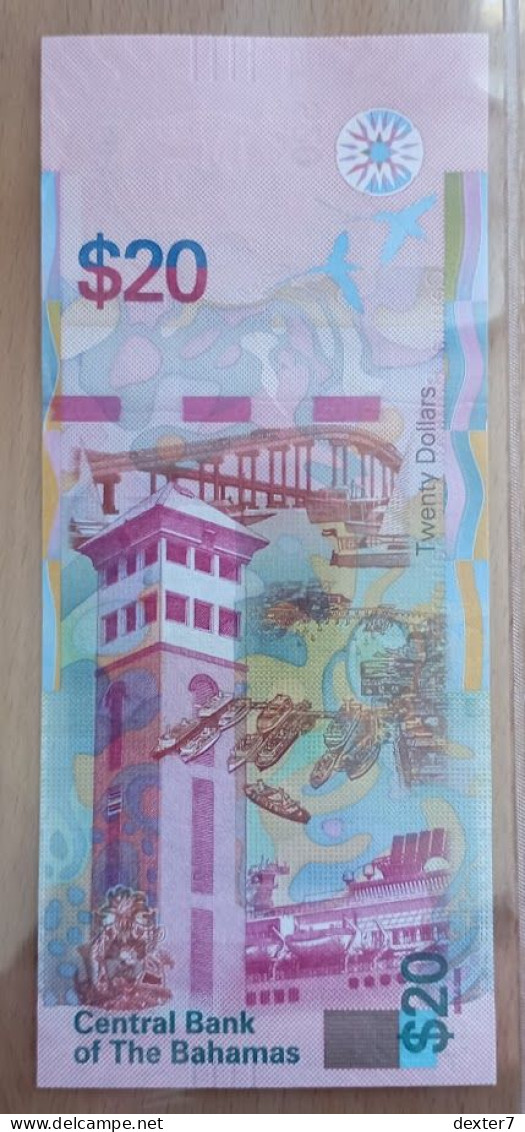 Bahamas 20 Dollars 2018 UNC - Bahama's