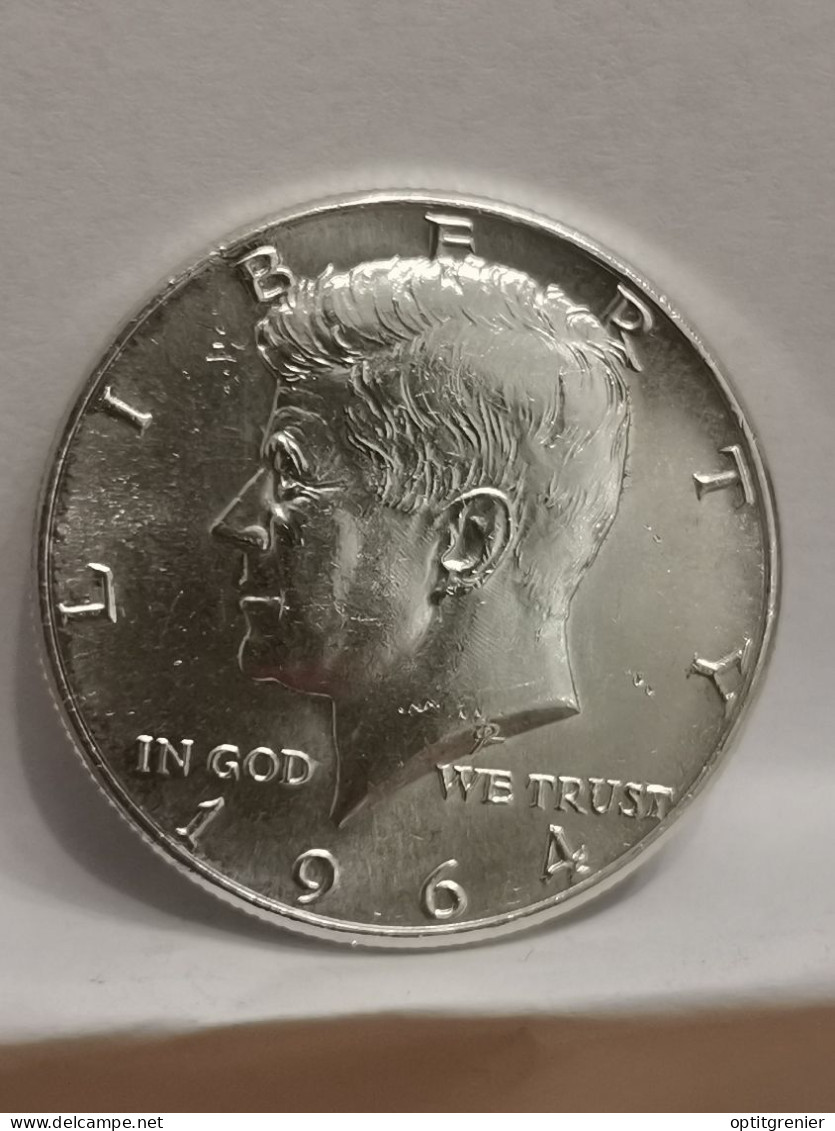 HALF DOLLAR KENNEDY ARGENT 1964 PHILADELPHIE USA / SILVER (REF: 10/11) - 1964-…: Kennedy