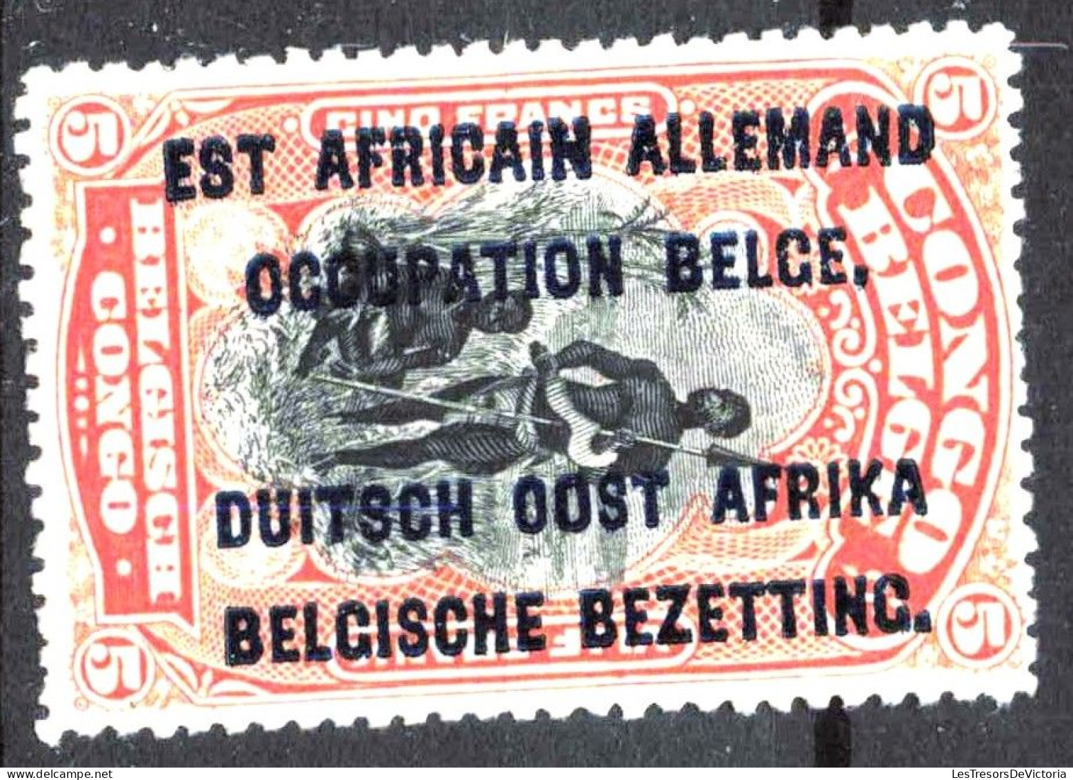 Timbre - Ruanda Urundi - COB 28/35* - 1916 - Surchargé En Typographie - Type B - Cote 86 - Nuovi