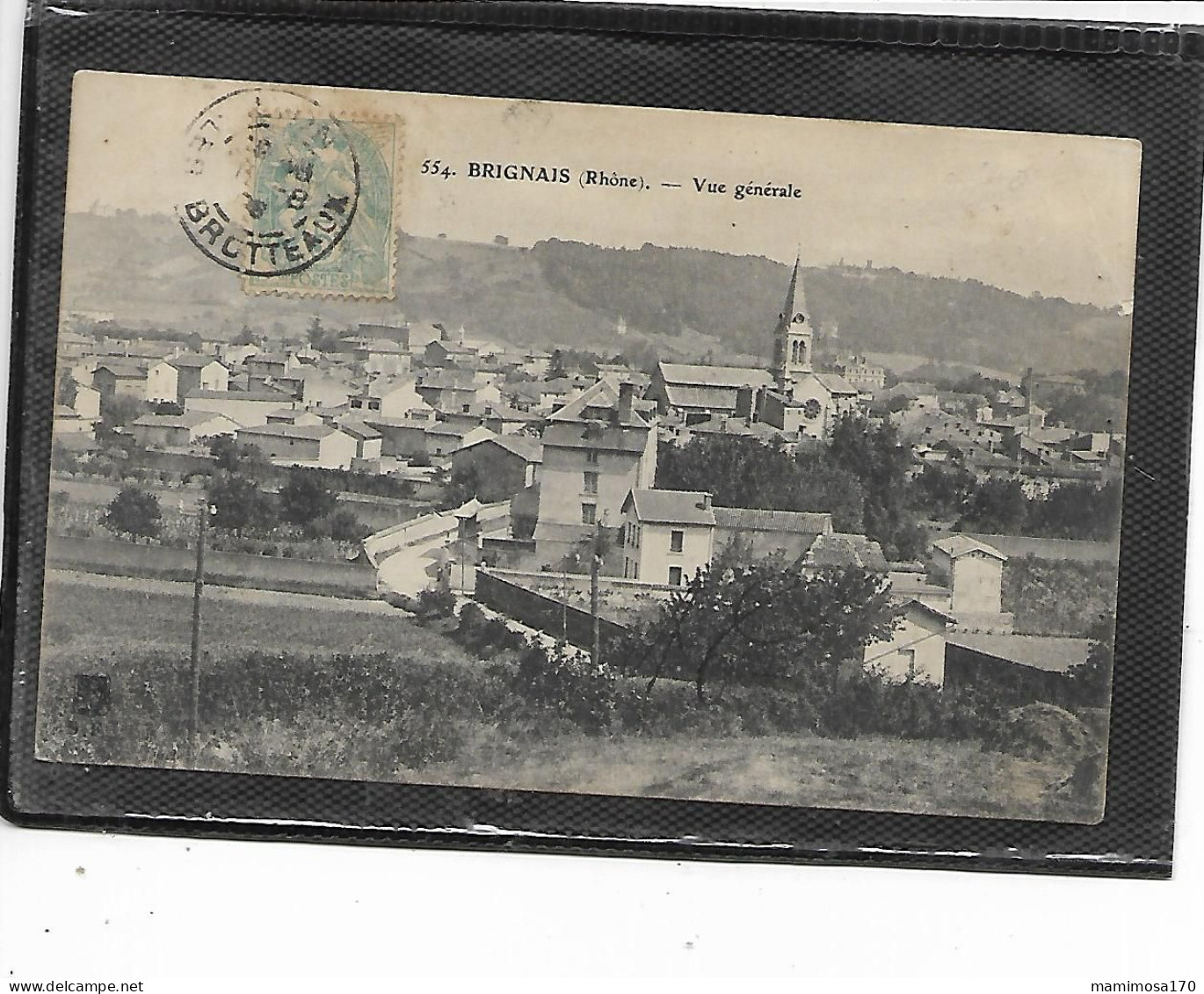 69- BRIGNAIS- Une Vue Générale Du Village  En 1906 - Brignais