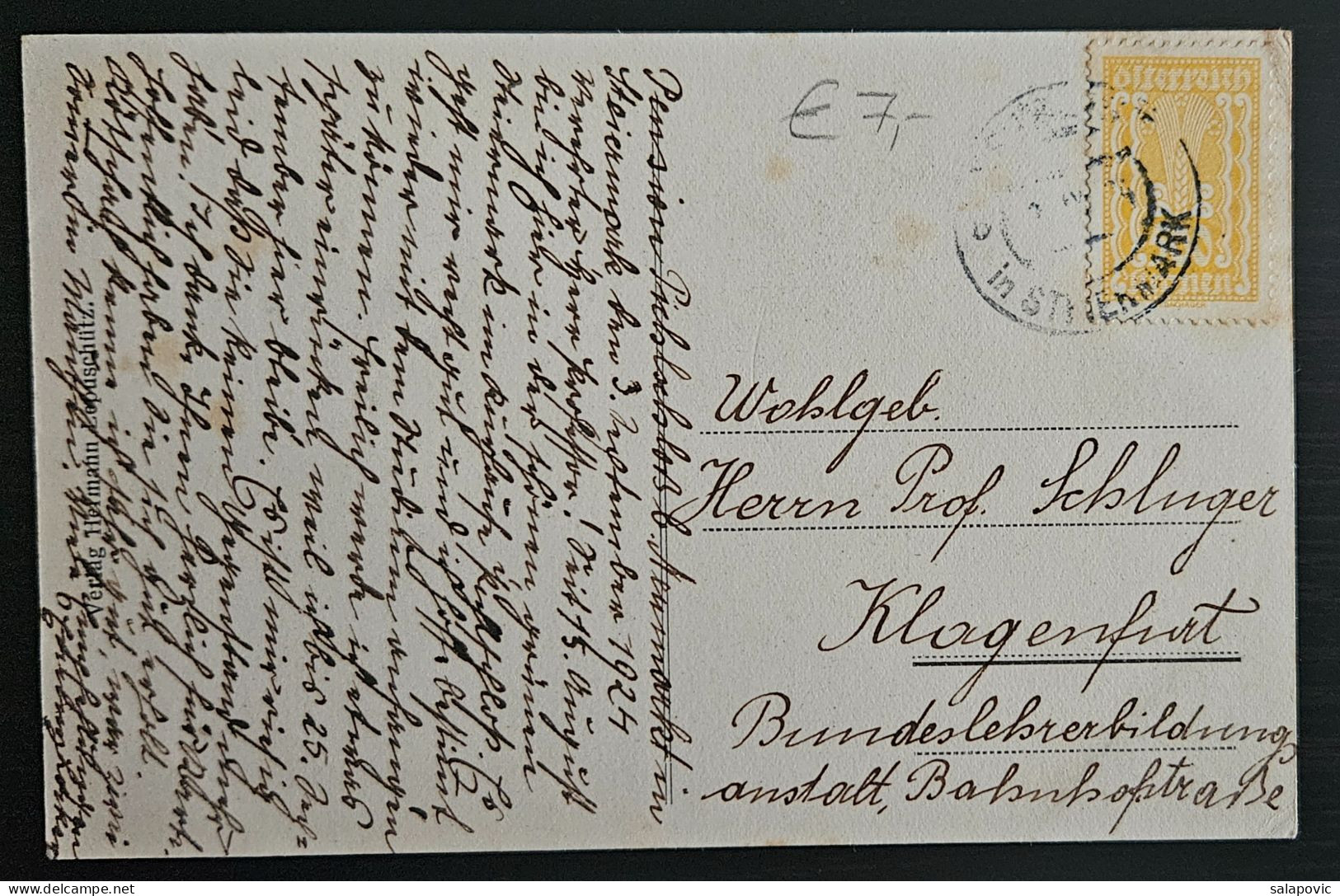 Austria, Neumarkt Pichlschloss 1924 R3/199 - Neumarkt