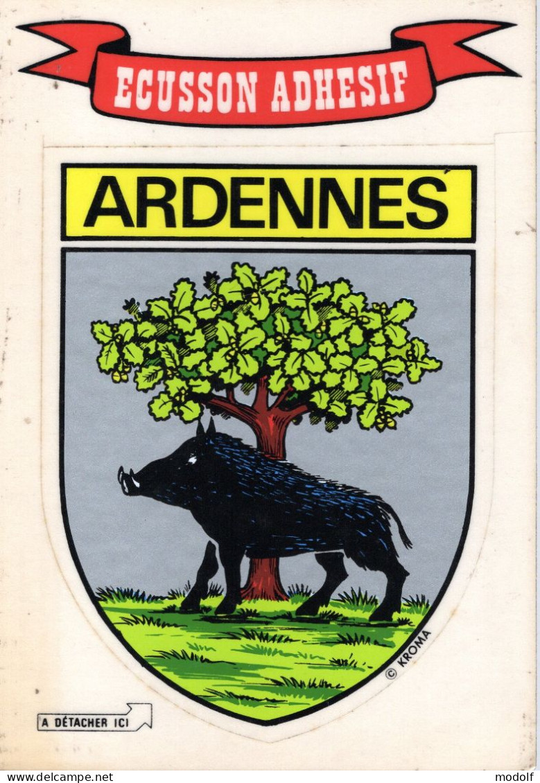 Ecusson Adhésif - Ardennes - Champagne-Ardenne