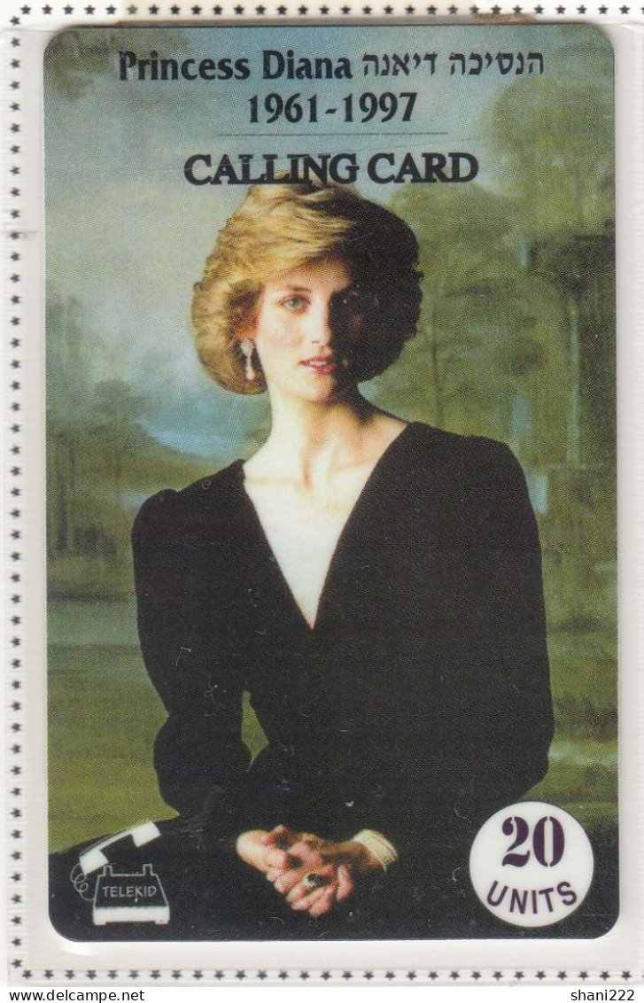 Israel Princes Diana Limited Issue 2 Phonecards (89-3) - Autres - Asie